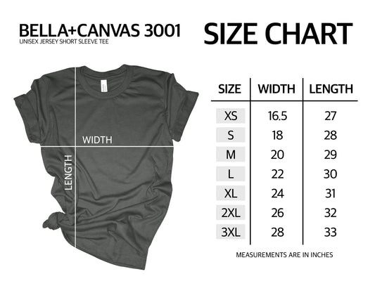 Adult Size Charts