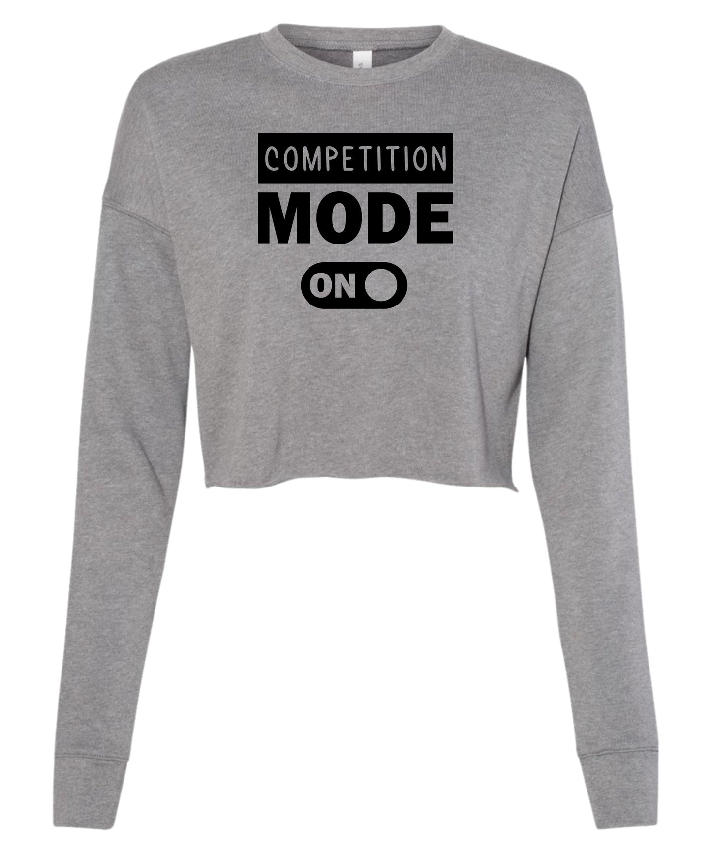 Competition Mode On Cropped Crewneck