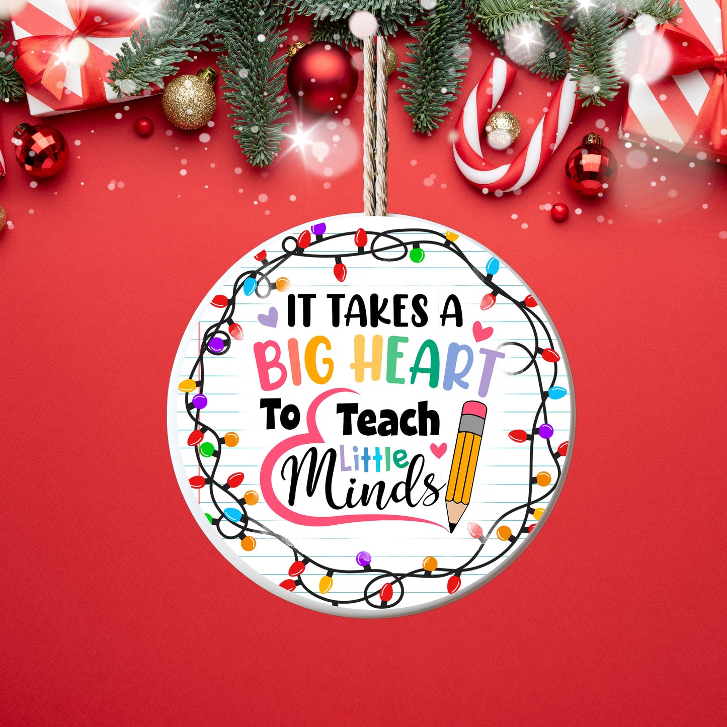 SEP RAMS 2025 Holiday Teacher Ornament