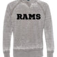 RAMS Adult burnout fleece Crewneck