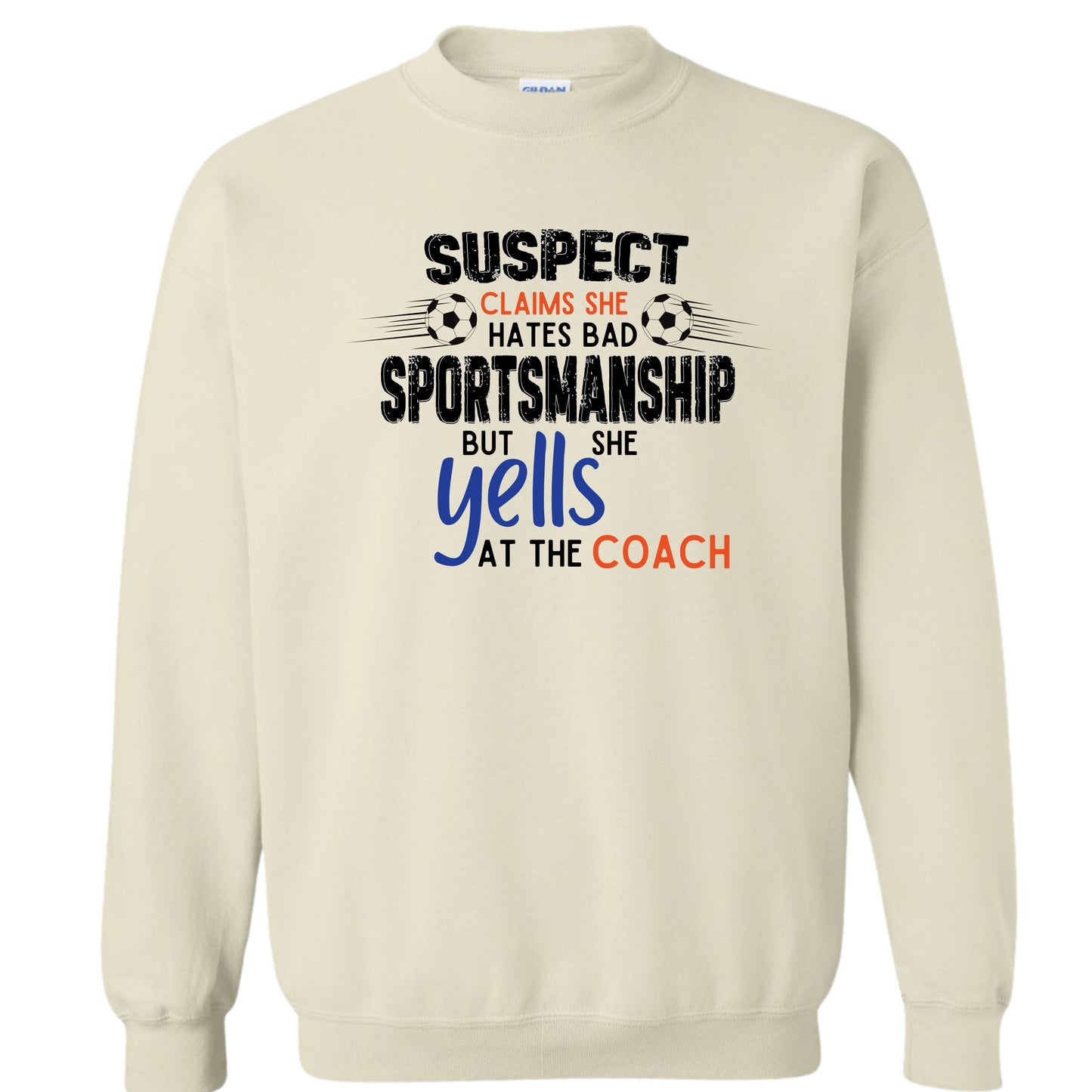 "Suspect Claims" Crewneck