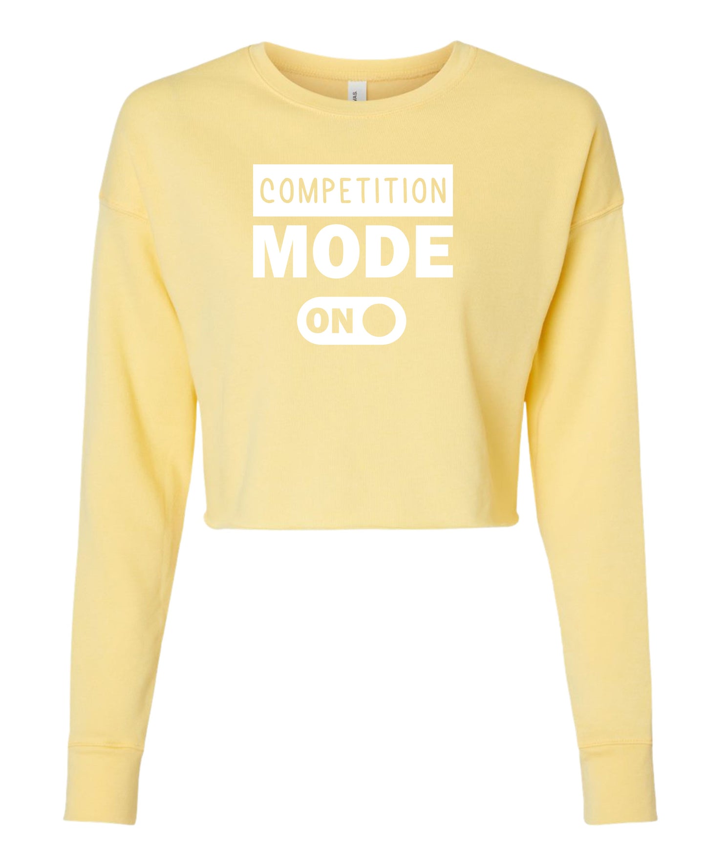 Competition Mode On Cropped Crewneck