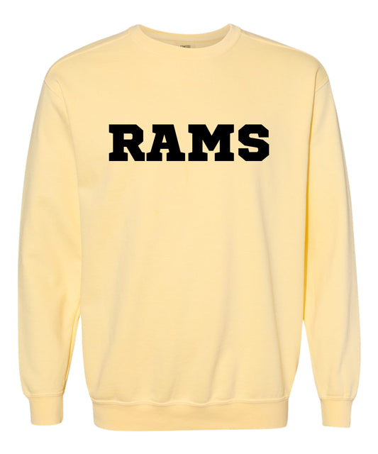 RAMS Comfort Colors Adult Crewneck