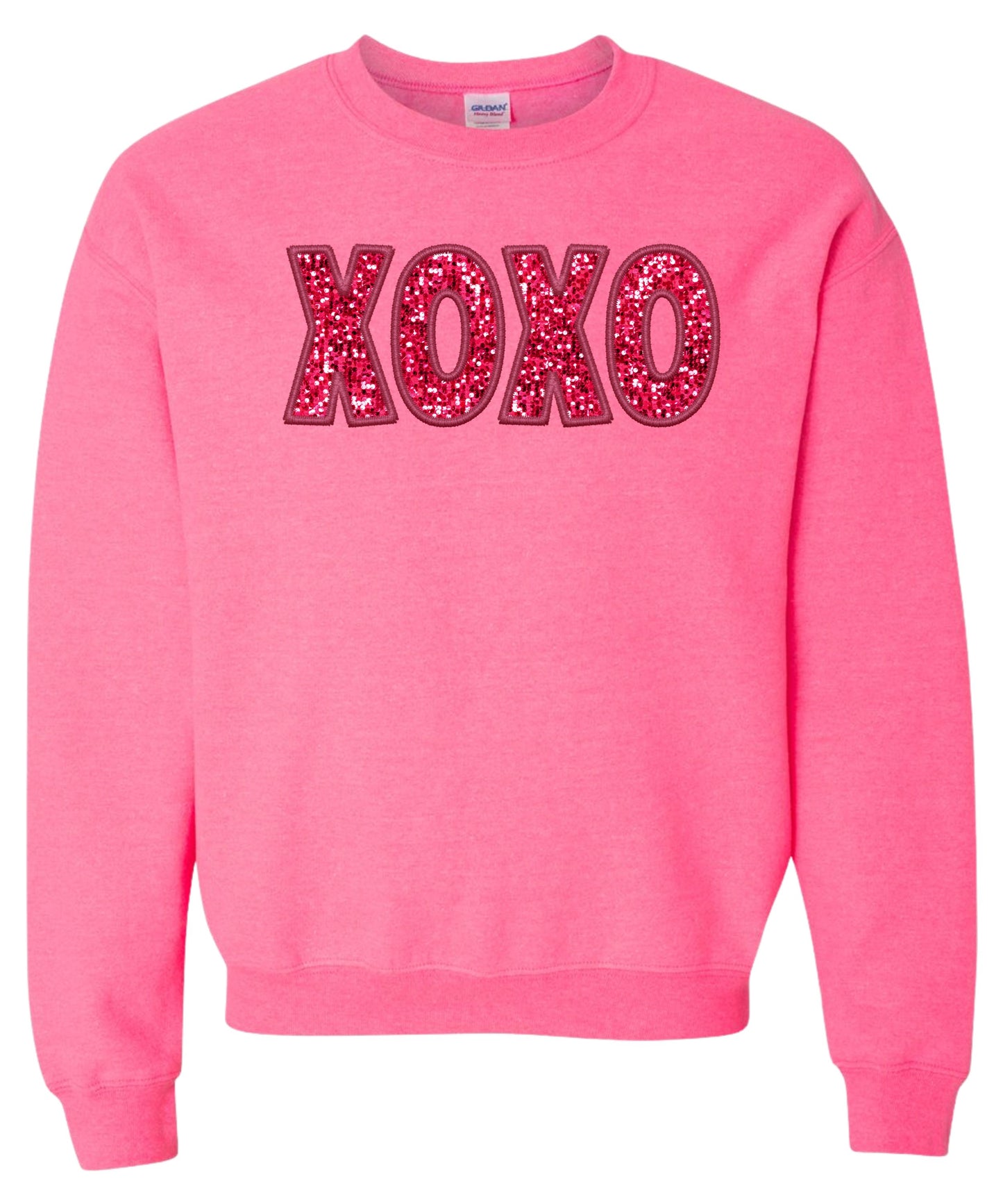 Glitter XOXO Crewneck
