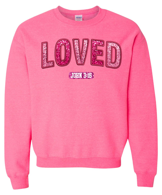 Loved (John 3:16) Crewneck